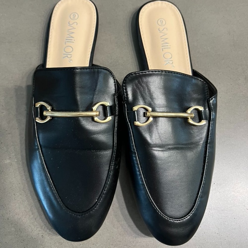 Amazon Mules Black Size 9